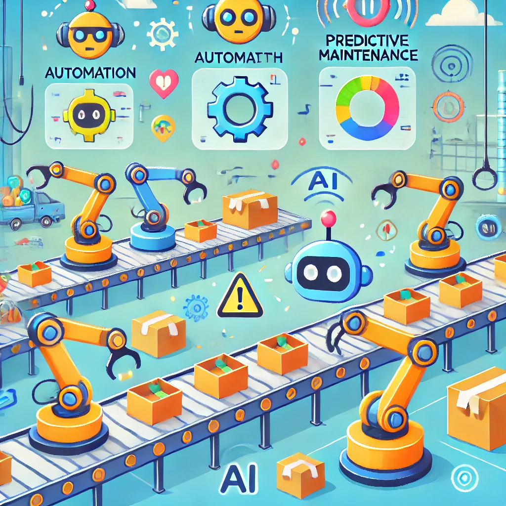 Inteligencia Artificial: El Motor de los Nuevos Trabajos y el Futuro de la Sociedad. 3 Industria y Manufactura Automatizacion y Mantenimiento Predictivo con IA