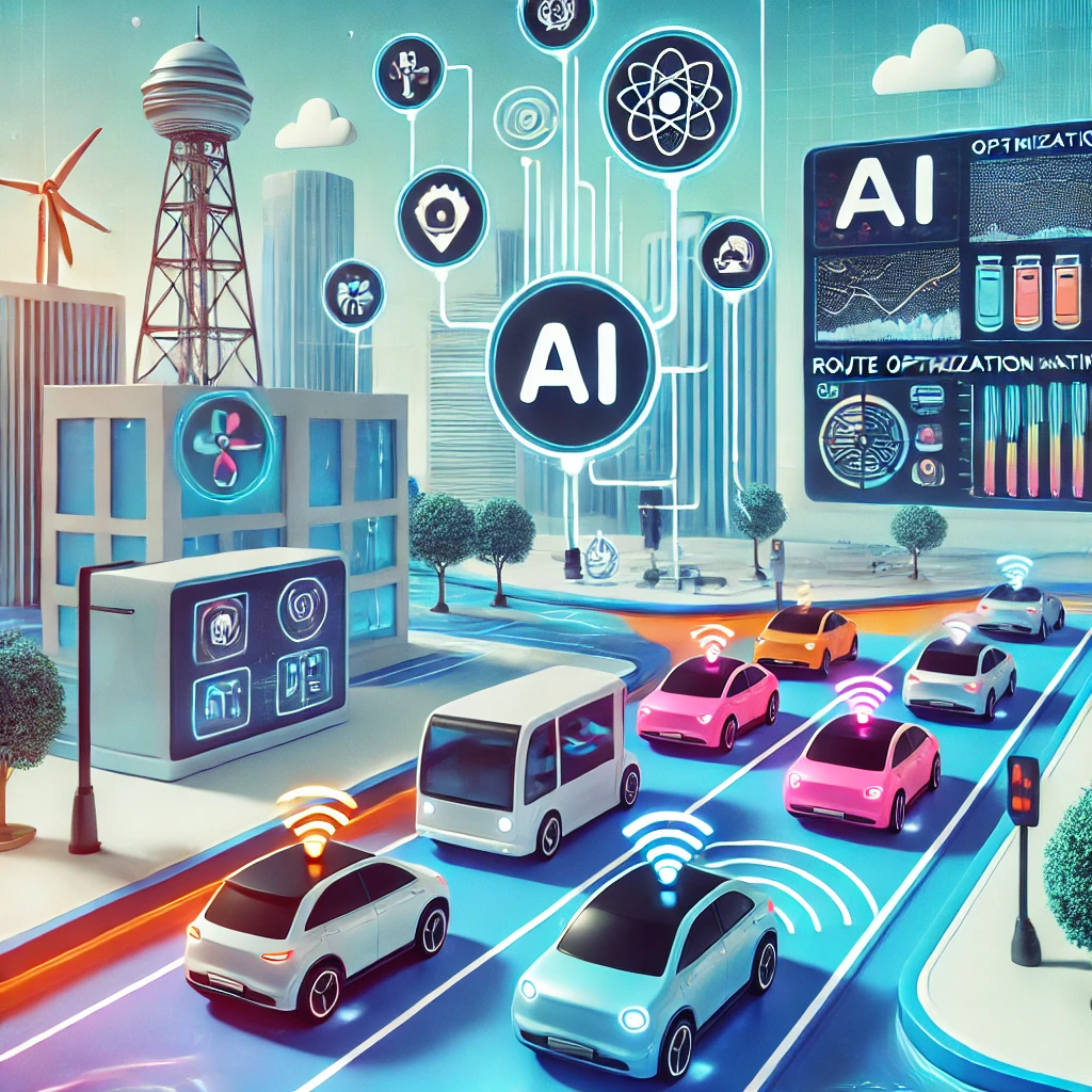 Inteligencia Artificial: El Motor de los Nuevos Trabajos y el Futuro de la Sociedad. 4 Transporte Vehiculos Autonomos y Optimizacion de Flotas con IA