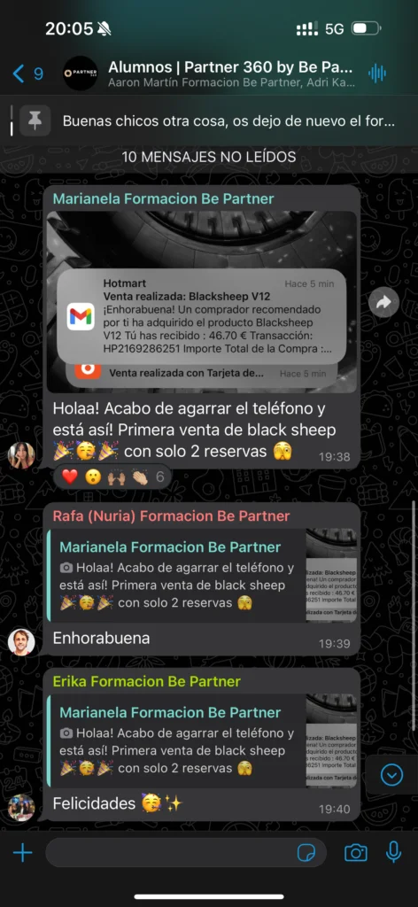 Parner 360 opiniones captura de pantalla
