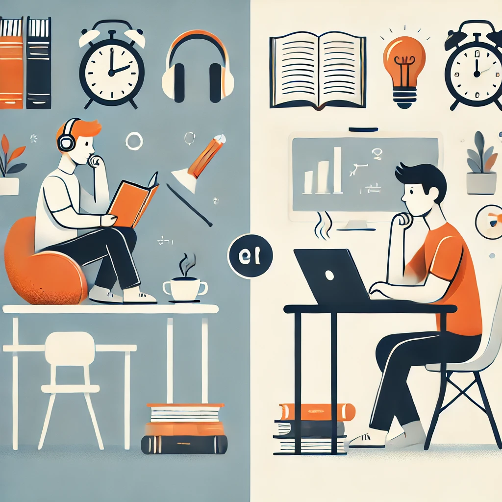 El auge de las formaciones online y su impacto en la educación 4 ilustracion de formacion online vs formacion tradicional