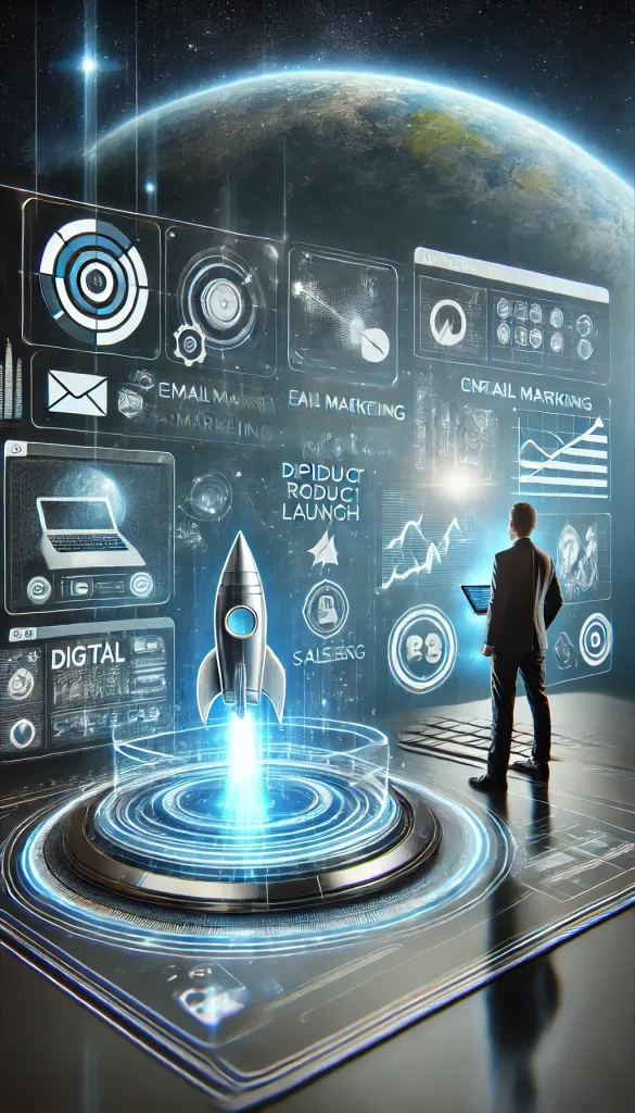 lanzamiento digital representacion de marketing digital